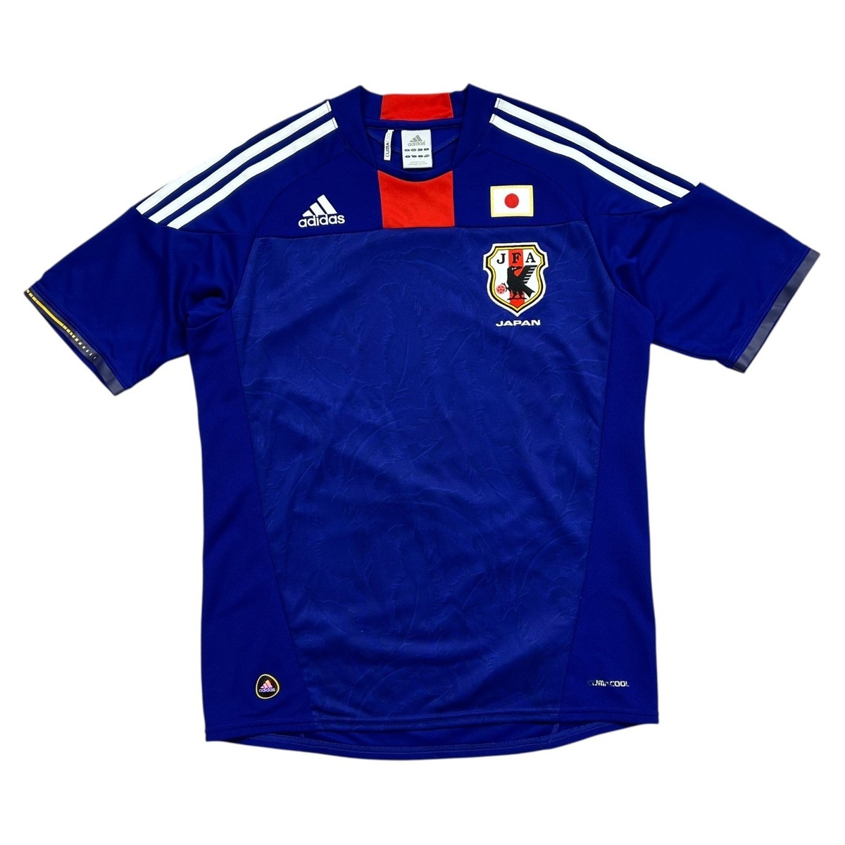JAPAN 2010 NATIONAL TEAM SOCCER JERSEY ADIDAS JFA FLAG