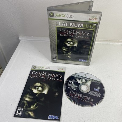 Condemned Criminal Origins Platinum Hits Xbox 360 Complete CIB Horror Game NICE!