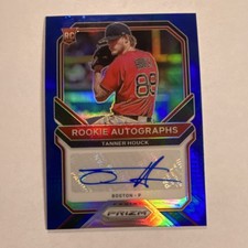 2021 Panini Prizm Rookie Autographs Tanner Houck Blue Prizm /149 Boston Red Sox