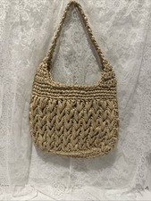 hand woven raffia Straw rope handbag