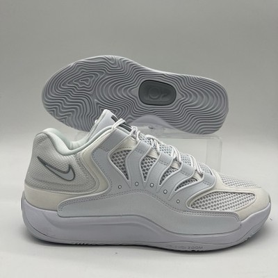 Mens Size 10 Nike KD18 Triple White Basketball Sneakers IM0634 105 NEW