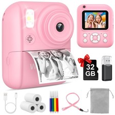 O Kids Instant Print Camera Toy, 2.6" Screen, 1080P HD Kids Digital Camera