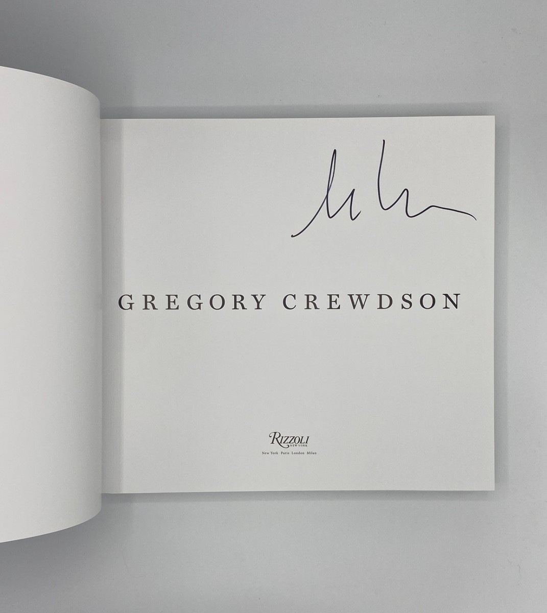 Gregory Crewdson SIGNED Rizzoli | eBay