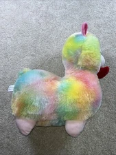 BEST MADE TOYS Pastel Llama Alpaca w/XOXO Heart Stuffed Plush