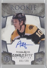 2017-18 Upper Deck Ice Exquisite Rookie Signatures 1/199 Anders Bjork Auto 7ci