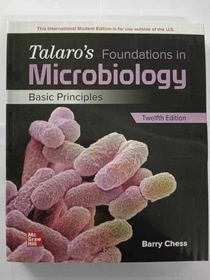 Talaro's Foundations in Microbiology - Paperback, by Barry Chess - Very Good