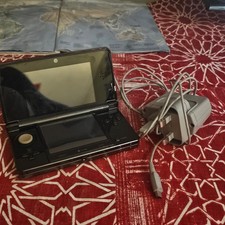 Nintendo 3DS Console (Cosmos Black) w/ Charger - SYSTEM FORMATTED + WORKING :)