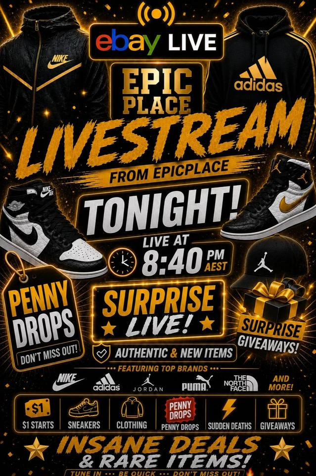 SUPRISE LIVESTREAM🔥NEW Arrivals, Sudden Deaths, $1 starts and PENNY DROPS✅