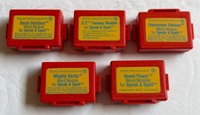 Lot of 5 Texas Instruments Speak  Spell Word Modules Cartridges - Untested