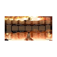 Cryptozoic Cardgame Attack on Titan Deck-Building Game Playmat NM