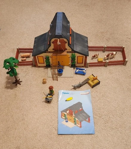 Vtg Playmobil Farm 3072 RETIRED 1999 WITH MANUAL, COMPLETE, Vintage