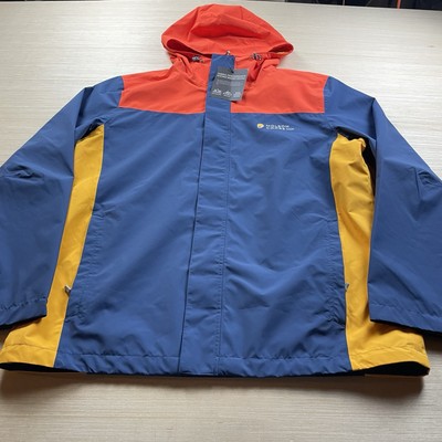 Molson Coors Banquet Of Beers Windbreaker Jacket Hooded XXL Colorblock Men's