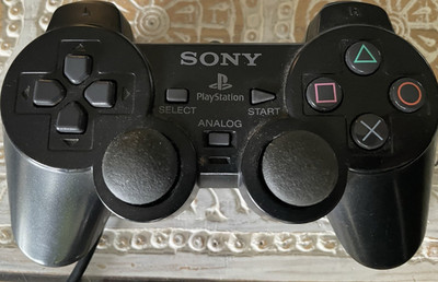 Sony DualShock 2 Controller für PlayStation 2, schwarz, PS/2, ergonomisch