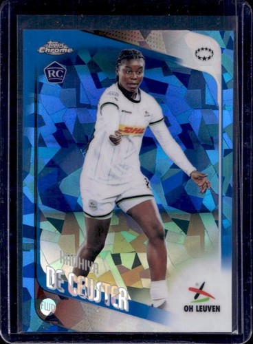 2025-26 Topps Chrome Women's Sapphire Kadhiya de Ceuster RC #48