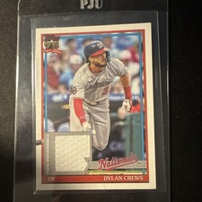 Topps 2026 Series 1 1991 Baseball Relics #91R-DC Dylan Crews Nationals