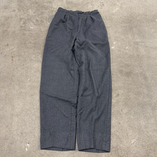 Vintage 50s Grey Wool Pants Slacks 24x27 Rockabilly Trousers Talon Zip