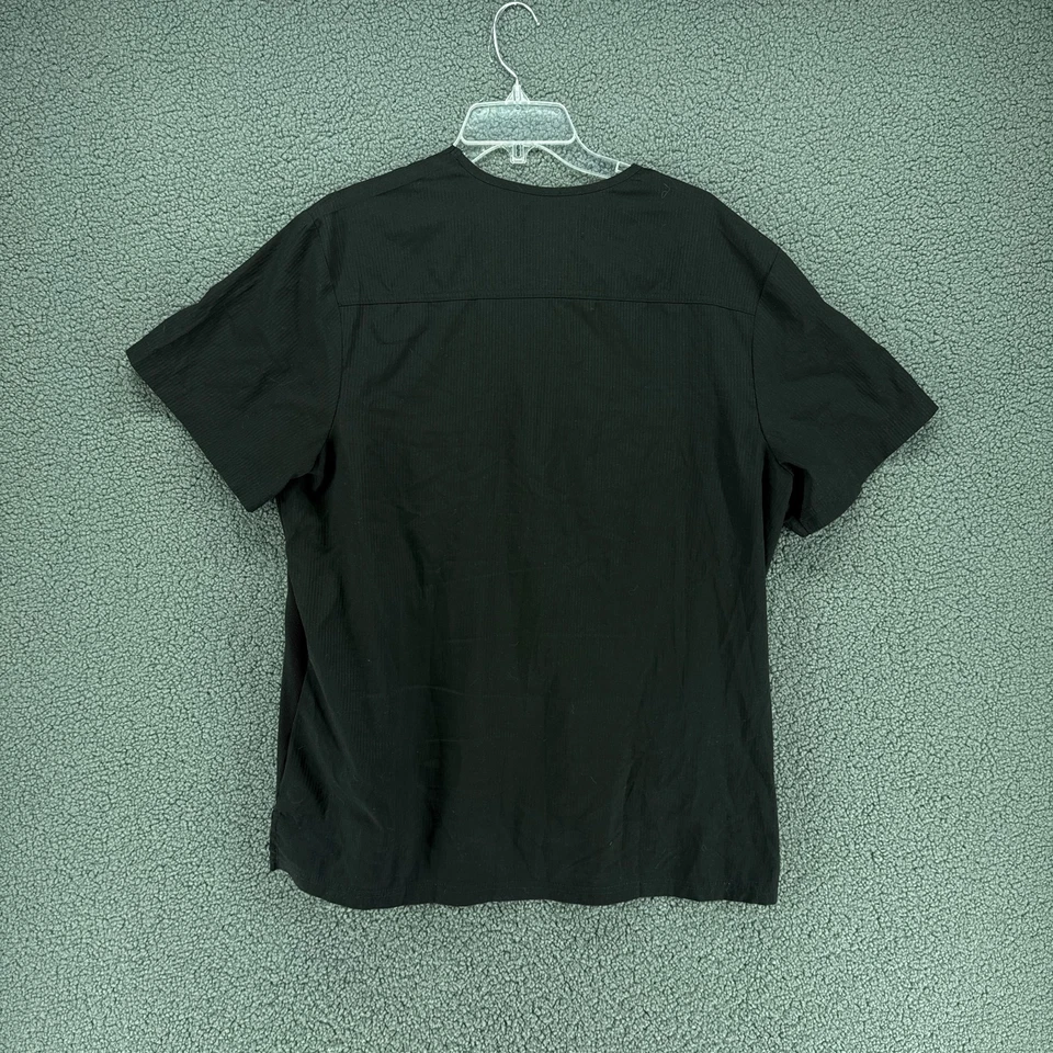 Blusa Médica Koi Lite Force 3 Bolsillos Cuello en V Para Hombre Grande Negra Estilo 667 Foto 2 de 4