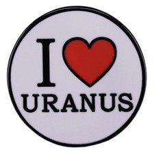 I Love Uranus Space Planet Science Humor Funny Joke 1.1" Enamel Pin Badge