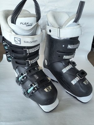 Salomon X Access 60 W Wide Women's Ski Boots Size 22 22.5 US 5 5.5 Black White