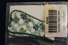 Longaberger 1999 Lots of Luck Basket Shamrock Handle Tie #2254349 - NEW