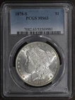 1878-S (MS63) Morgan Silver Dollar $1 PCGS - Better Date