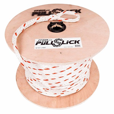 iTOOLco PS916-300 Pull Slick Rope 9/16'' x 300' 39,000 lb Breaking Strength