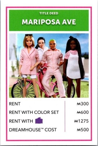 Hasbro Monopoly Gaming cards BARBIE 2023 (you pick) used Free Ship - Picture 6 of 45