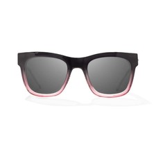 BAJIO Cometa Sunglasses  Black-Pink Sky Gloss/ Gray Polycarbonate Lenses