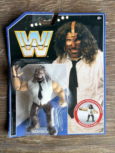 WWE Mattel retros series 2 mankind wrestling  figu...