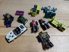 Vintage Transformers Lot Of 10  1980s Small