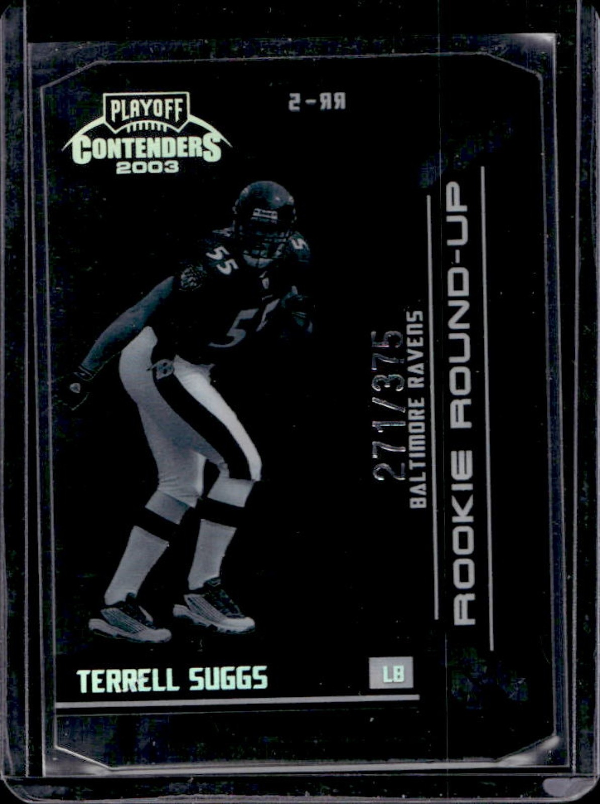 Terrell Suggs Playoff Contenders Rookie Round-Up #RR5 Base