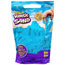 , The Original Moldable Sensory Play Sand, Blue, 2 lb. Resealable Bag, Ages 3