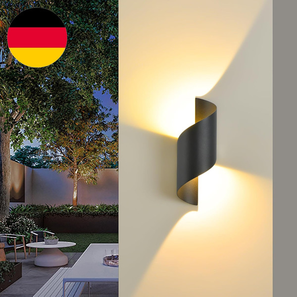 Sanshi Led Wandlampe Innen/AußEn,10W AußEnleuchte Wandleuchte,Ip65 Wasserdichte-image