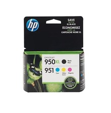 Genuine HP 951 / 950XL C2P01FN Ink Cartridges Cyan Magenta Yellow Black 4-Pa