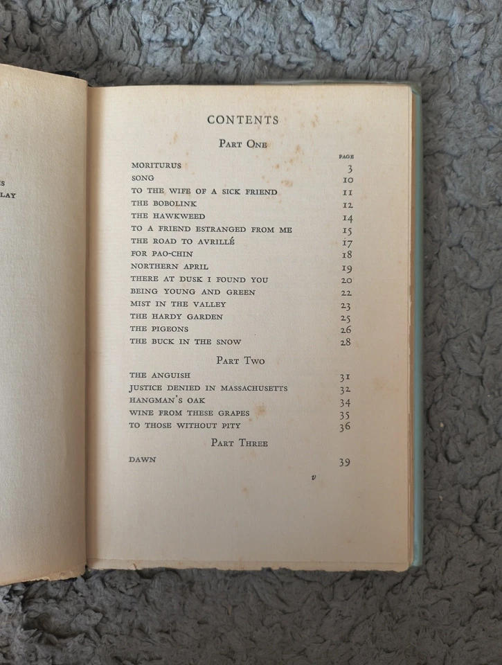 The Buck in the Snow by Edna St. Vincent Millay 1928 vintage collectible - Image 3 of 4