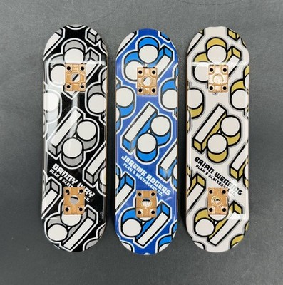 Lot of 3 Plan B Tech Deck Fingerboards Decks Only Danny Way Rogers Wenning