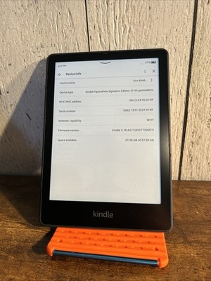Amazon Kindle Paperwhite Signature Edition 11th Gen E-Reader M2L4EK - 32GB Blue