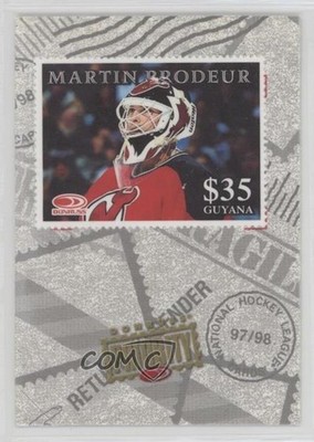 1997-98 Donruss Priority Stamps Martin Brodeur HOF b8c