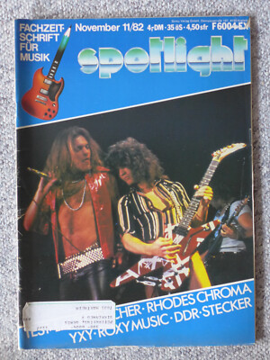 Spotlight 11/1982 (Roxy Music, Pete Townshend v. WHO, Shakin' Stevens, Rock DDR)