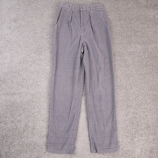 VTG 80s Women's Sears Roebuck Corduroy Size 12 Gray Pleated Pants