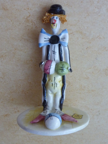 Gilde Handwerk Clown Cosaro Ton Keramik Höhe: 17 cm