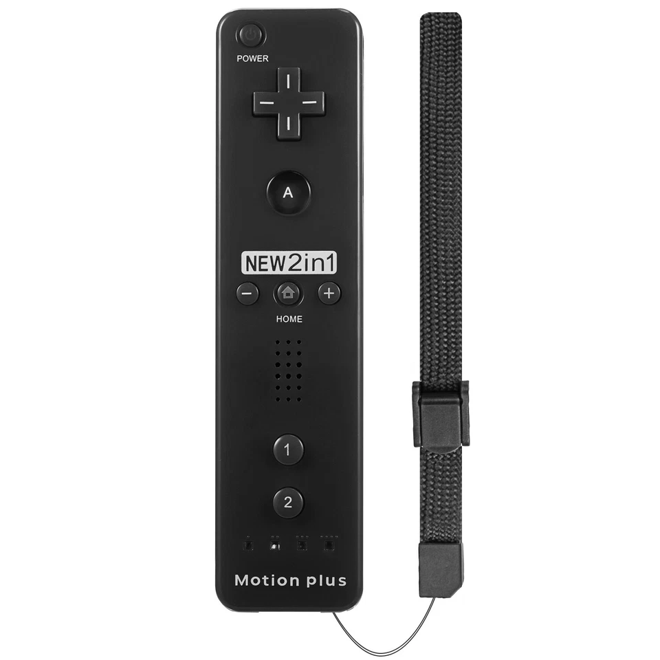 Wireless Controllers Compatible with Wii/Wii U with Silicone Case & Wrist Strap - Image 4 of 4