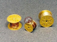 Resicast 1/35 UK Pattern Cable Reels (9 pieces - 6 Large and 3 Small) 352228