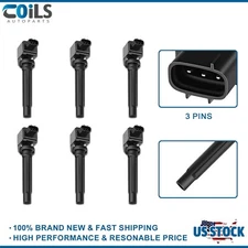6 Pcs Ignition Coil Fit For Suzuki SX4 Grand Vitara 2.7L 2.0L 2007 2008 2009