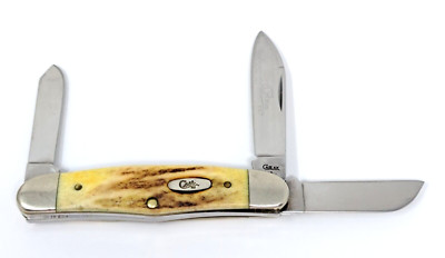 □１９４６年□１８cm◇Ｂ＆Ｇ・ ◇ 1st Run CASE XX 53046 Fat Genuine Stag Humpback Whittler