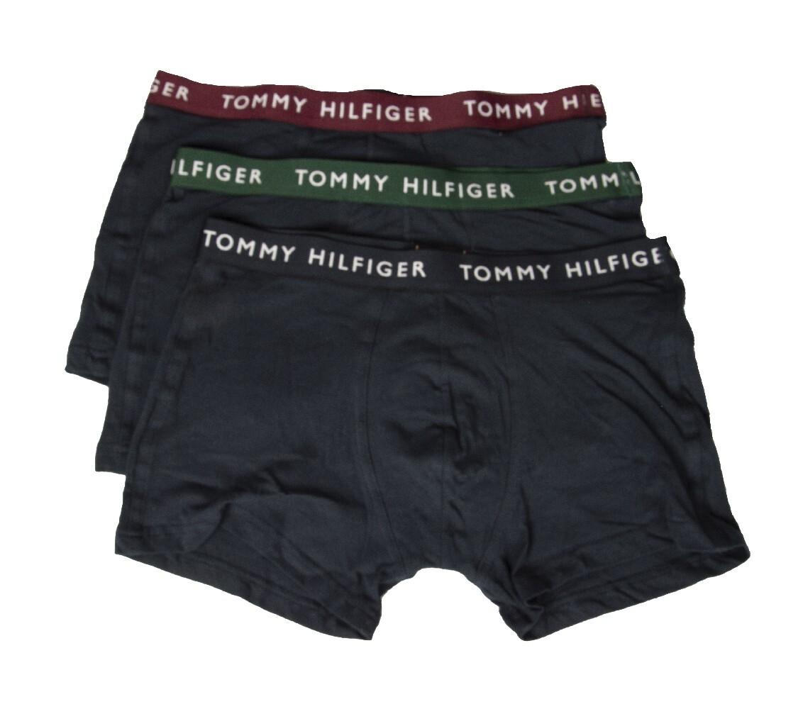 Боксер SG Boxer uomo TH TOMMY HILFIGER confezione 3 pezzi elastico a vista cotone elast 14690₽