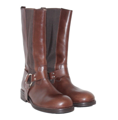 DOLCE & GABBANA Womens Harness / Engineer Riding Boots US Womens US 10 / UK 7
