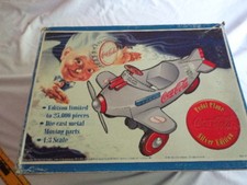  LIMITED EDITION COCA COLA PEDAL PLANE POLISHED DIE CAST METAL 1:3 SCALE