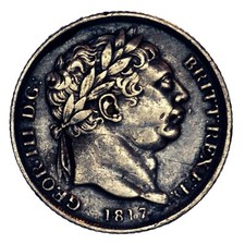 Great Britain Georg III Sixpence, Silver 1817