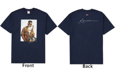 Supreme Pharoah Sanders T-Shirt Tee Navy Size Medium M FW20 Supreme Pharoah Sanders T-Shirt Tee Navy Size Medium M FW20